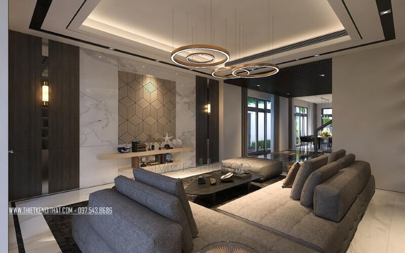 Thiết kế phòng khách nhà phố